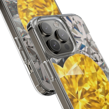 Clear Phone Case – Heart of Gold