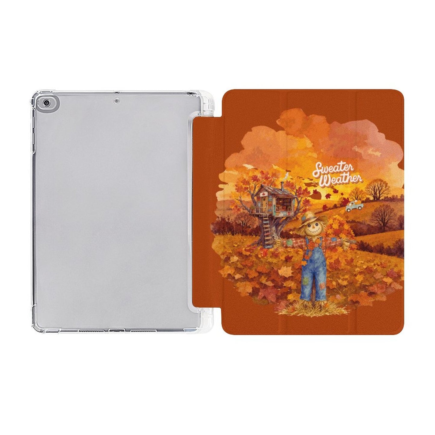 Tablet Case with Pencil Holder – Sweater Weather