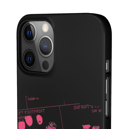 Snap Phone Case – Mom’s Little Pink Footprints