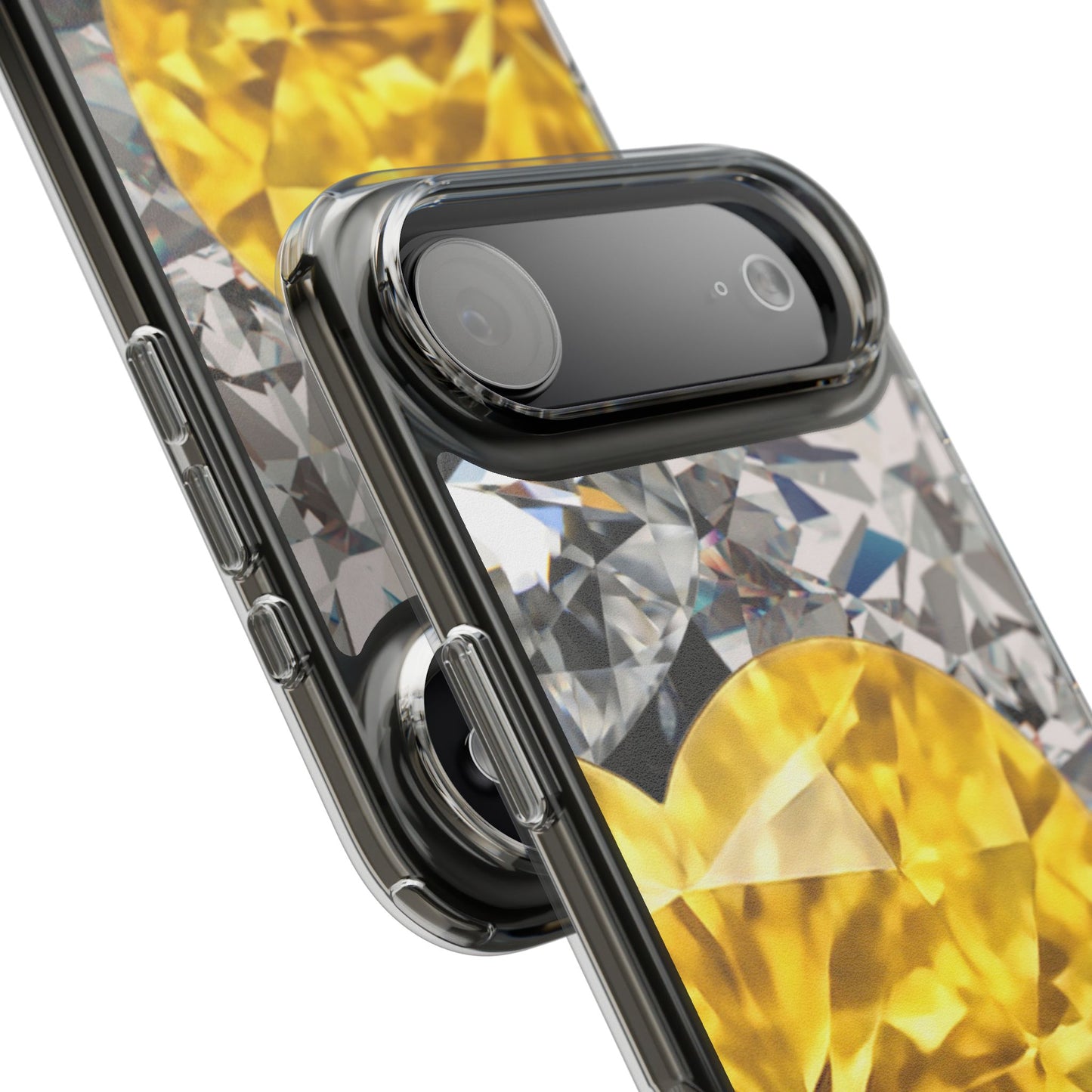 Clear Phone Case – Heart of Gold