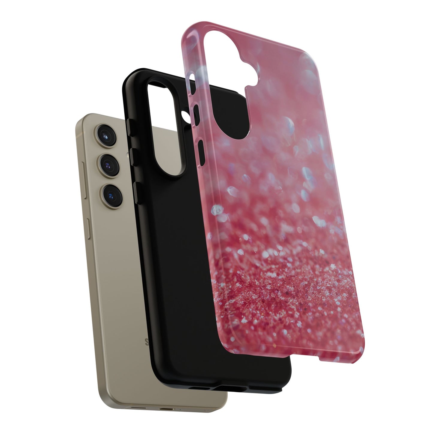 Protective Phone Case – Rosé Sparkle