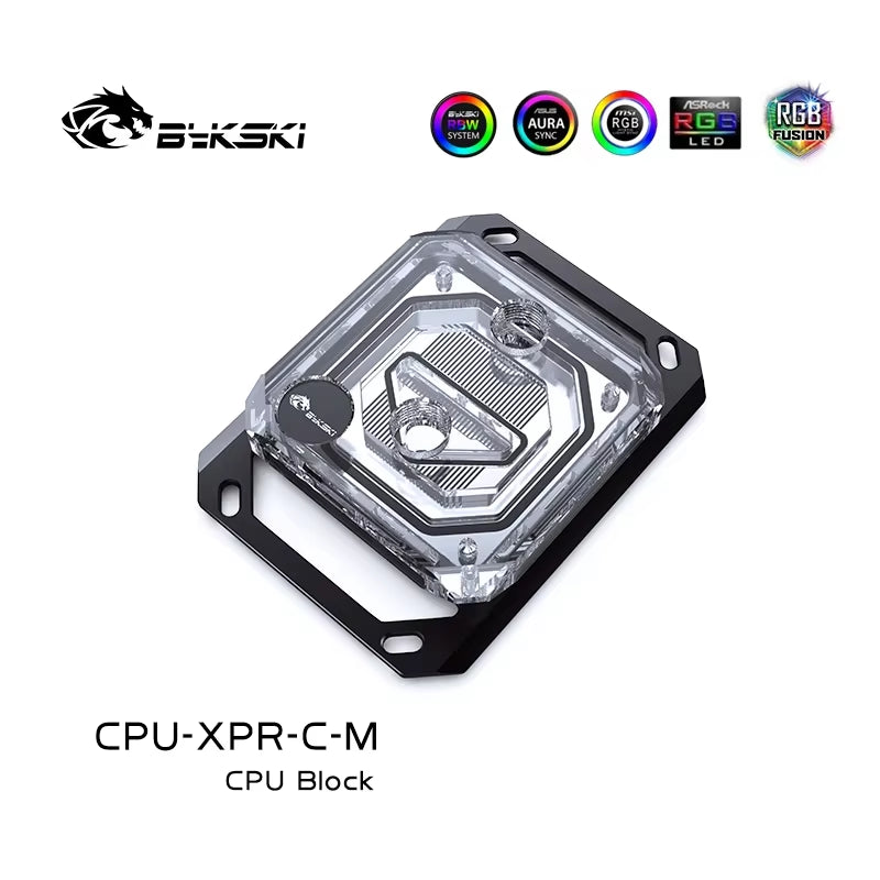 CPU Block Use for INTEL LGA115X 1200 1700 2011 /AMD Ryzen 3/5/7 X470 X570 Water Cooler Radiator CPU-XPR-C-M/CPU-XPR-C-I