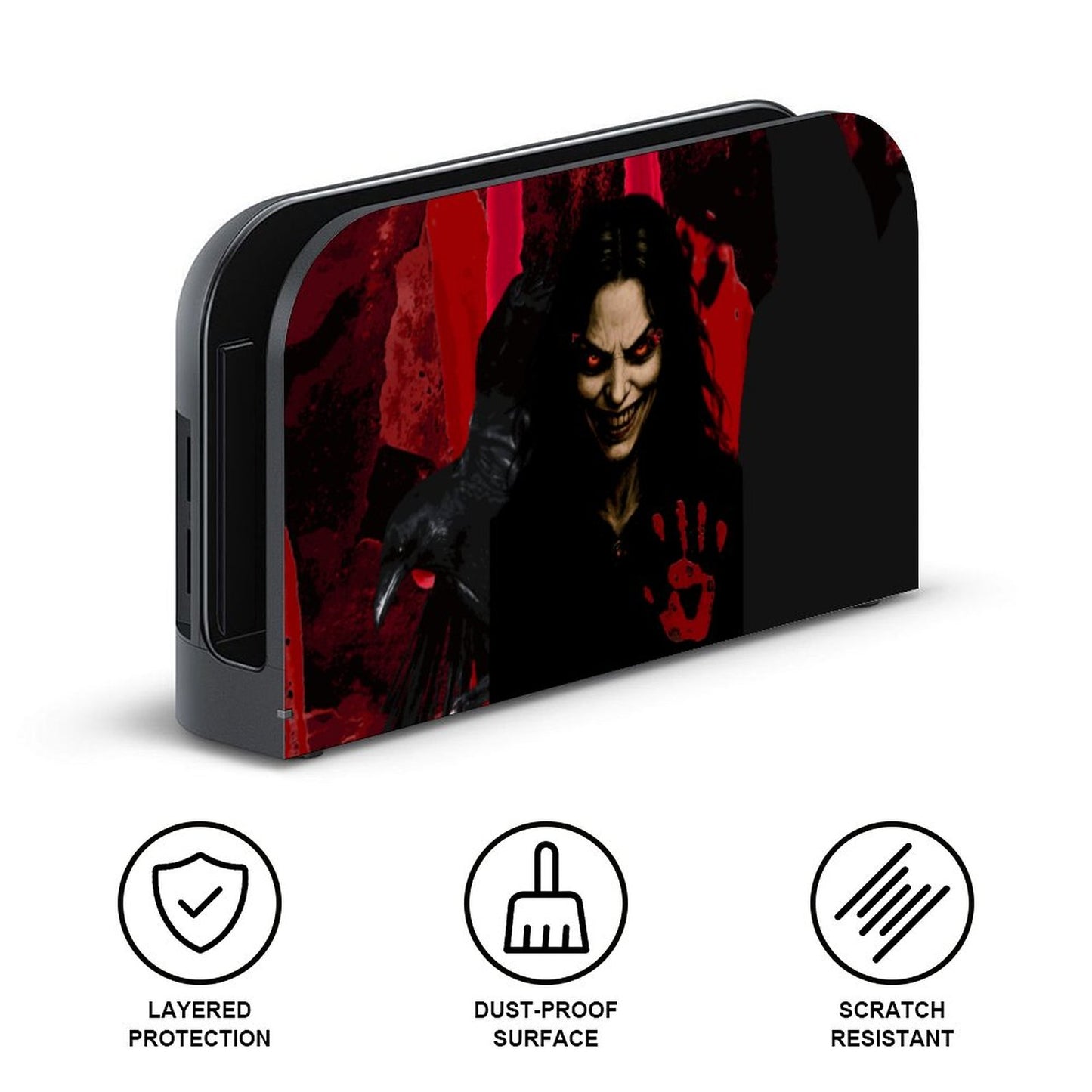 Console Skin Kit – Queen of the Scream – Compatible with Nintendo Switch 2