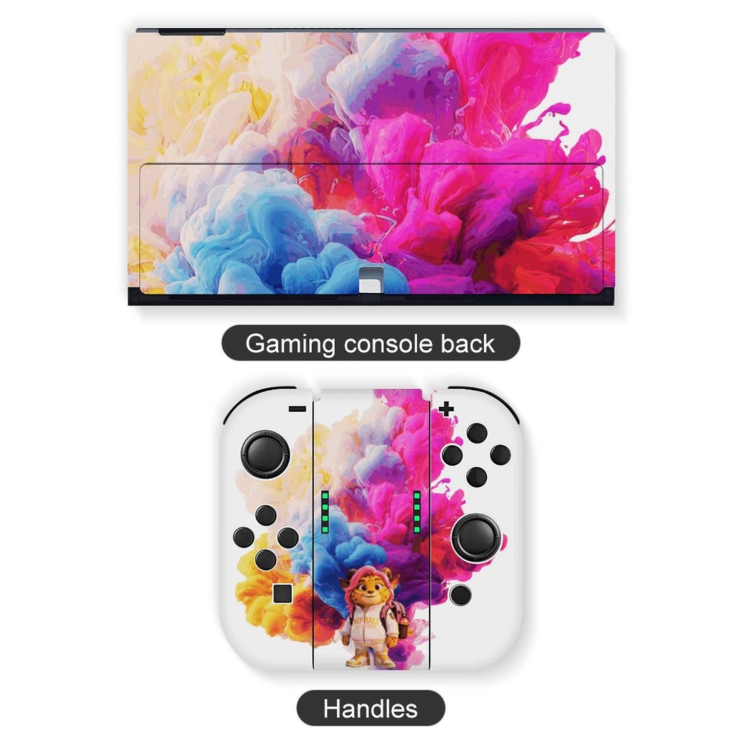 Console Skin Kit – Monster Splash
