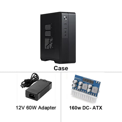 New Style ITX C04 Computer Case MX02 Mini Desktop Case Industrial Control HTPC Case Cooling Design