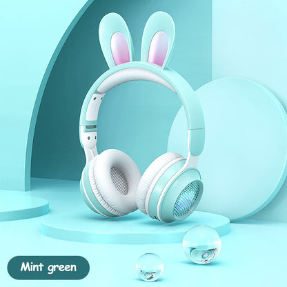 Bunny Ear Wireless Headphones – Bluetooth Over‑Ear Stereo