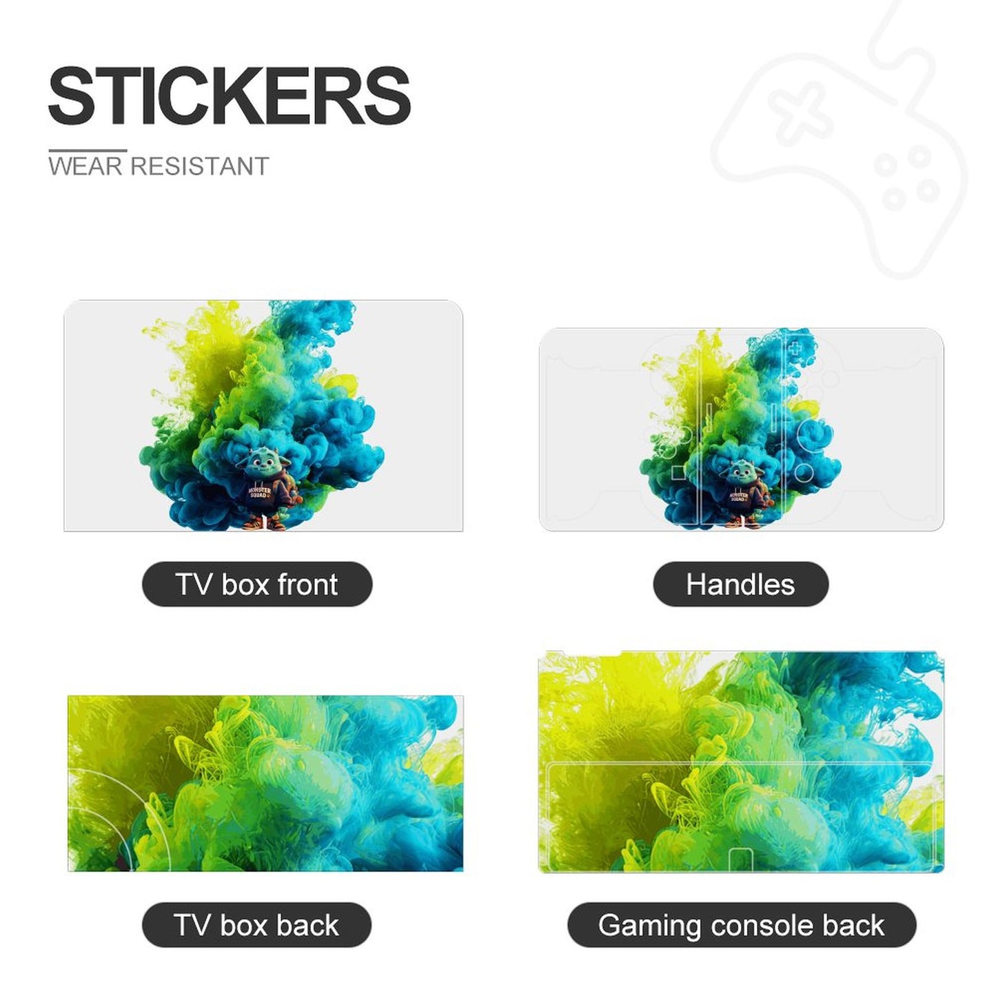 Console Skin Kit – Monster Squad