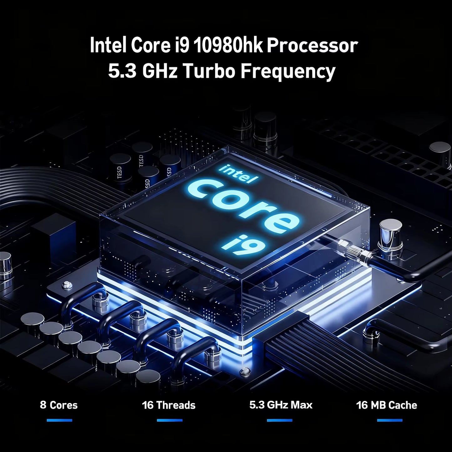 15.6" Gaming Laptop  Core I9 10980HK Windows 11 Pro Notebook PC Gamer 16GB DDR4 1TB SSD IPS 1920*1080 Fingerprint Computer