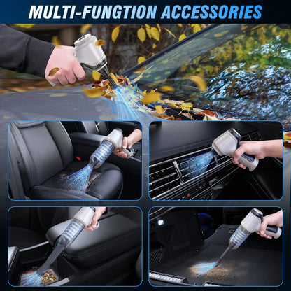 Car Vacuum Cleaner,Cordless 120W/12000PA Powerful Sutions Multi Functional Handheld Vacuum Lightweight for Car,Home