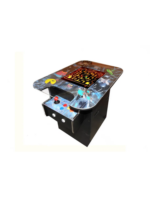 60-Game Classic Retro Cocktail Arcade Machine - Full Size 2-Player for Home/Work