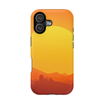Wireless-Charging Compatible Case – Desert Sunrise