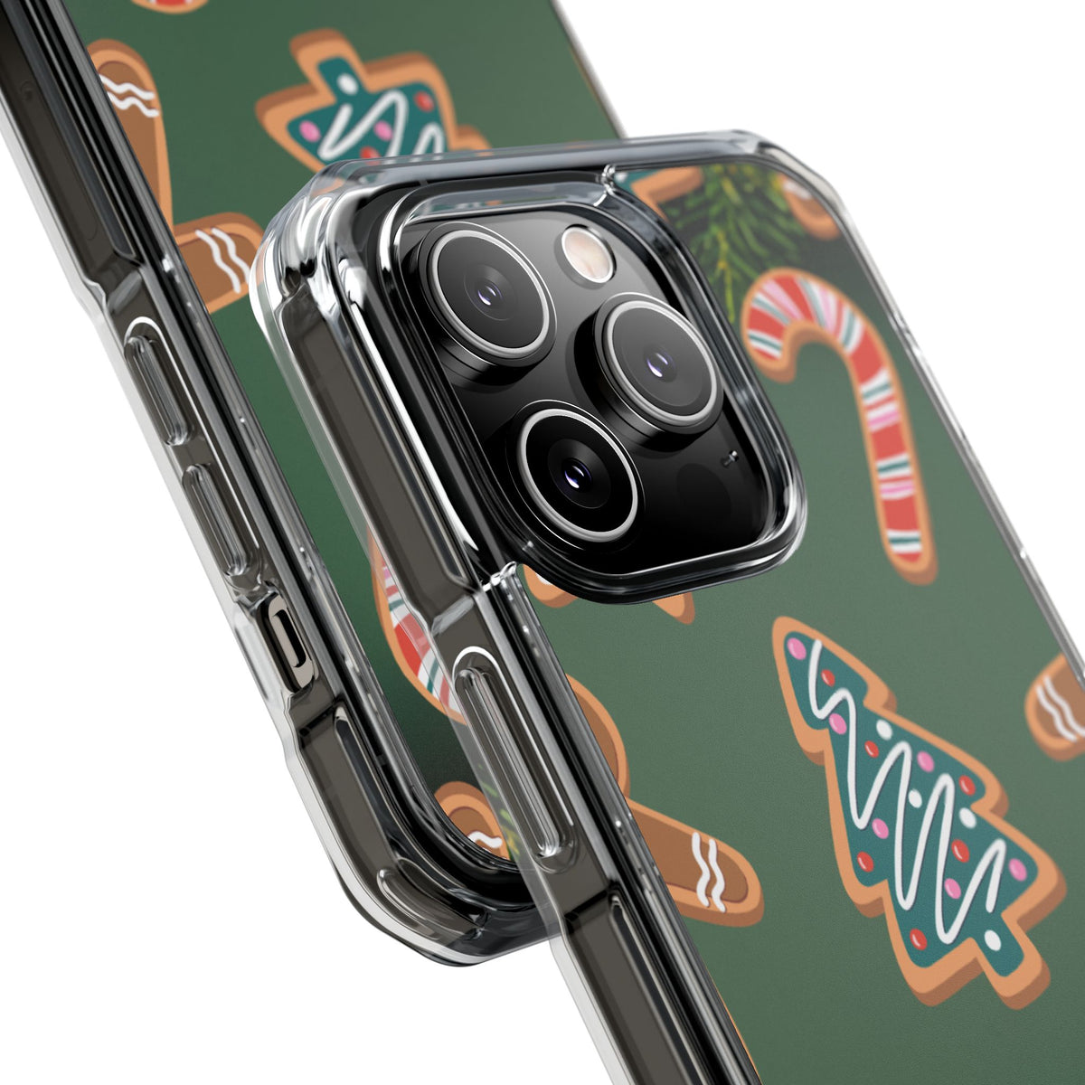 Clear Magnetic Phone Case – Cookie Season – Compatible with iPhone 14–17 Series