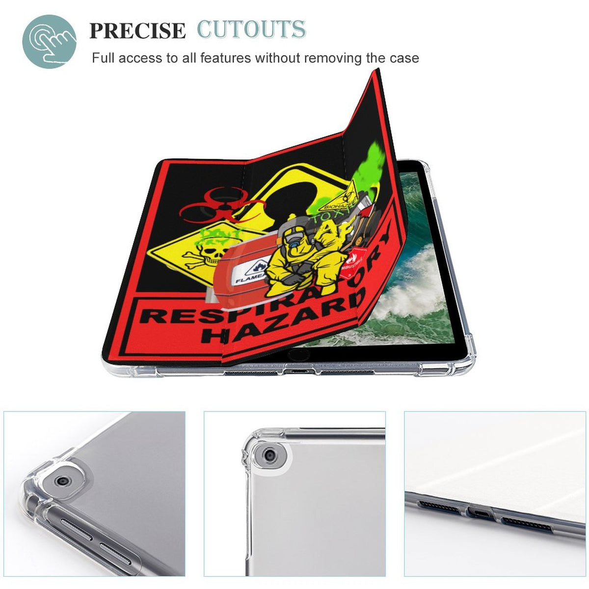 Tablet Case with Pencil Holder – Contaminated