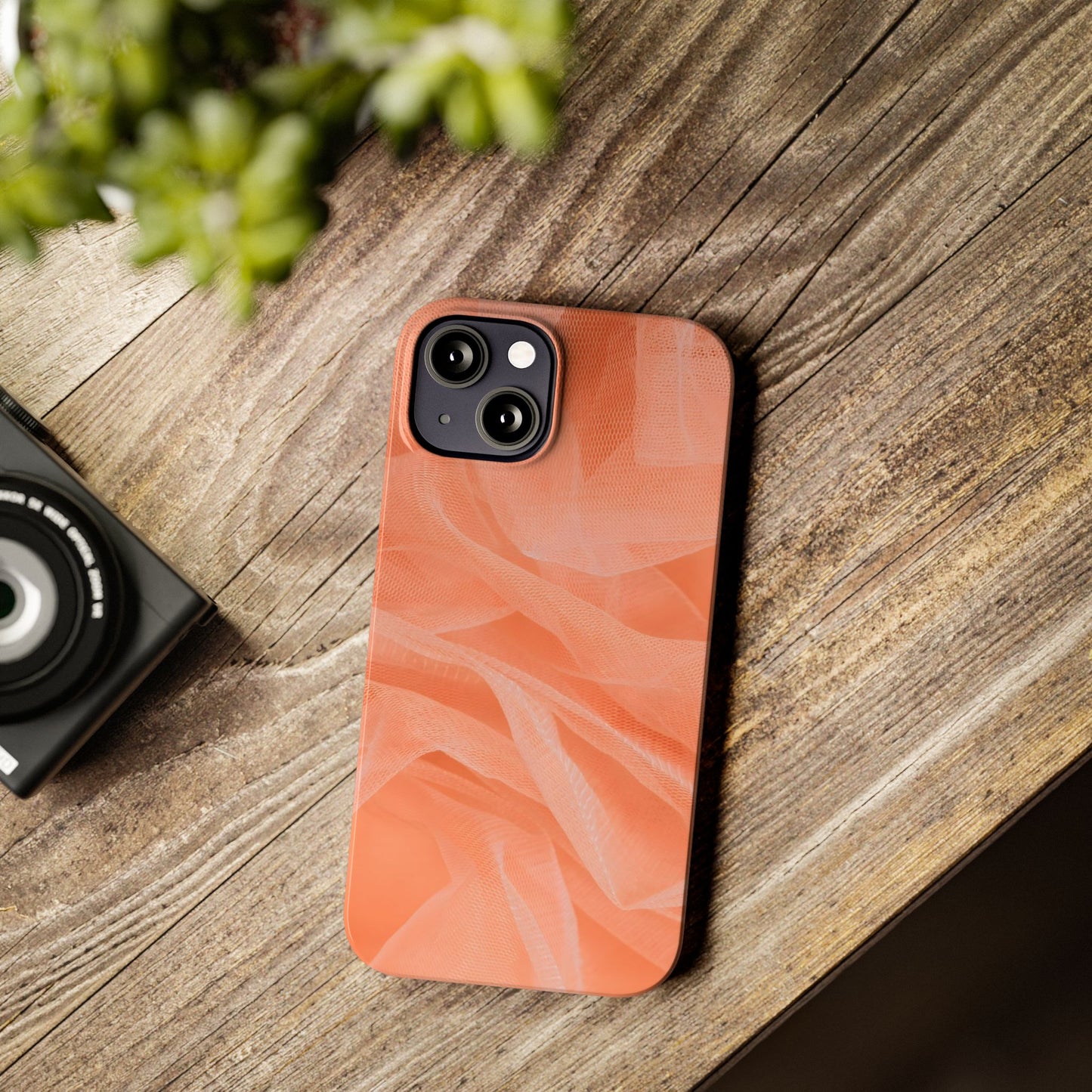 Slim Phone Case – Coral Veil