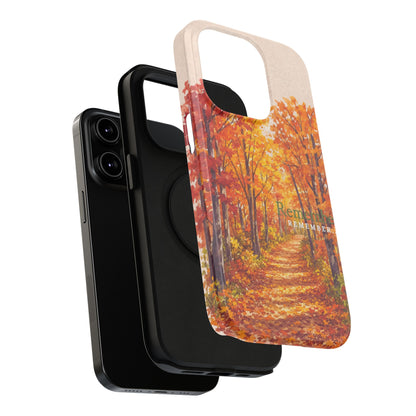 Impact-Resistant Phone Case – Autumn Remembered – Compatible with iPhone 11–17 & Samsung Galaxy S22–S26 Series