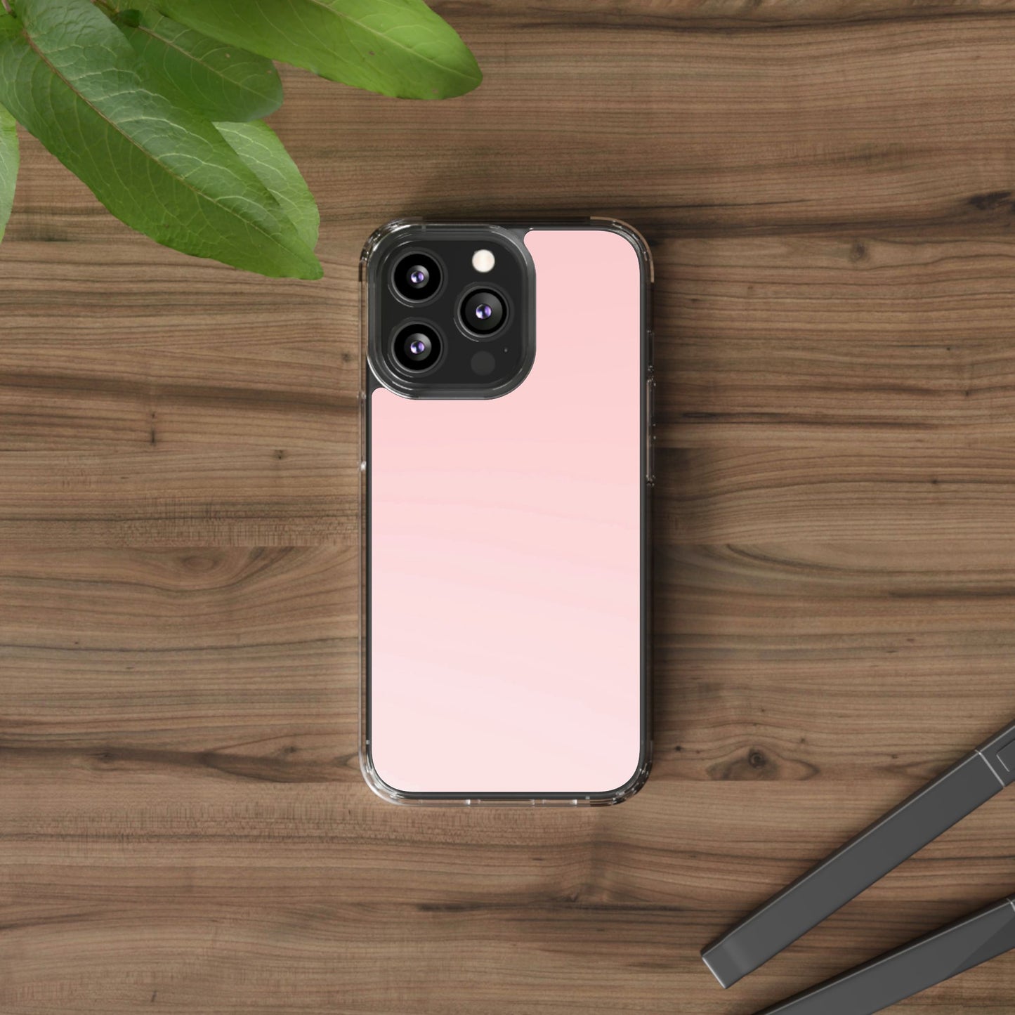 Clear Phone Case – Soft Blush
