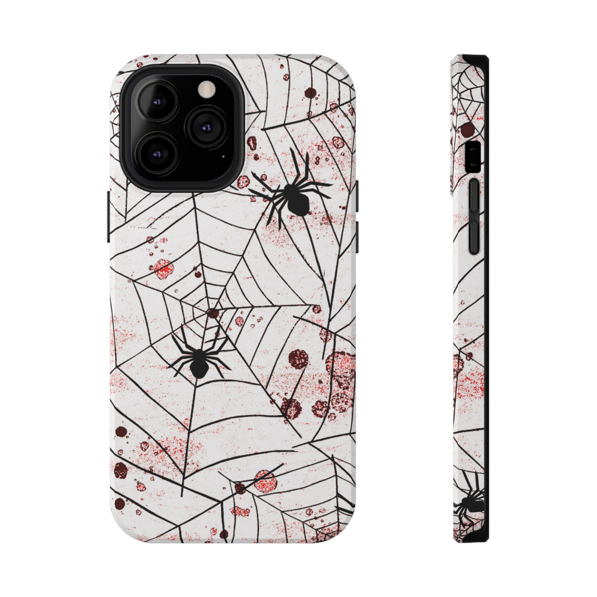 Impact-Resistant Phone Case – Blood Web