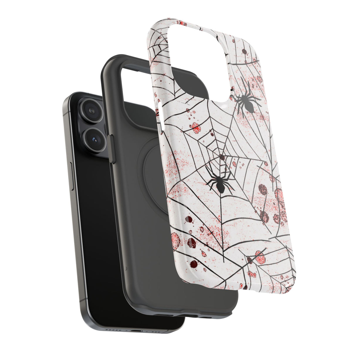Impact-Resistant Phone Case – Blood Web