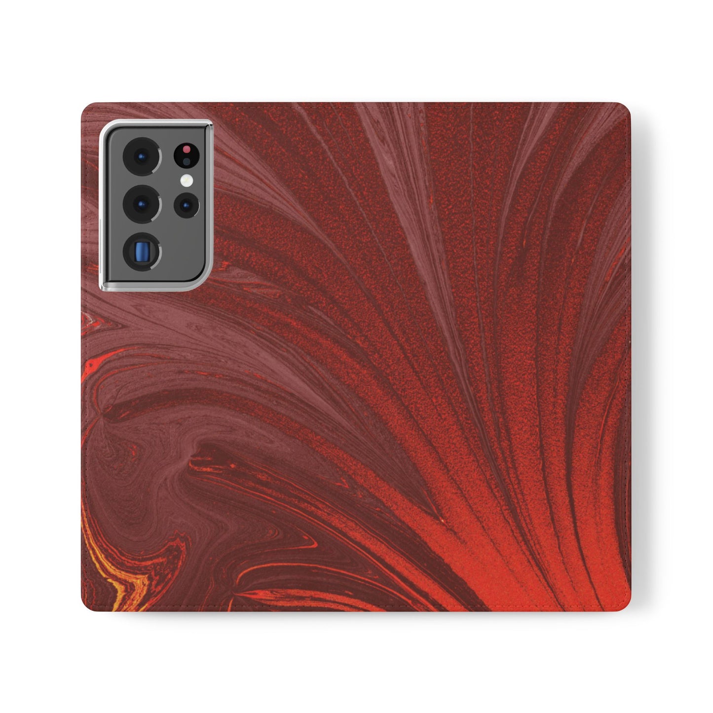 Flip Case – Crimson Current