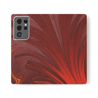 Flip Case – Crimson Current