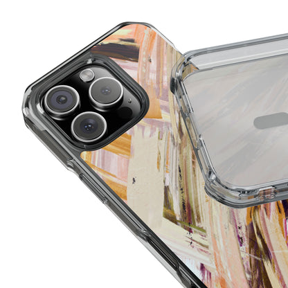 Clear Magnetic Phone Case – Brush & Bronze