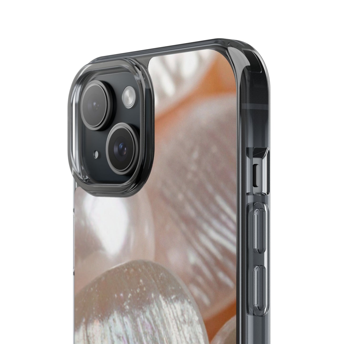 Clear Phone Case – Blush Pearl