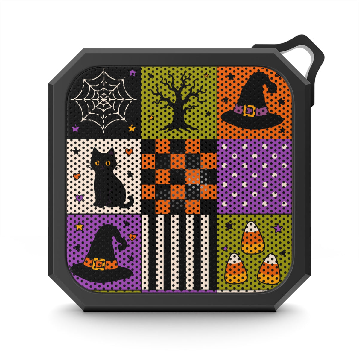 Water-Resistant Bluetooth Speaker – Spooky Patchwork