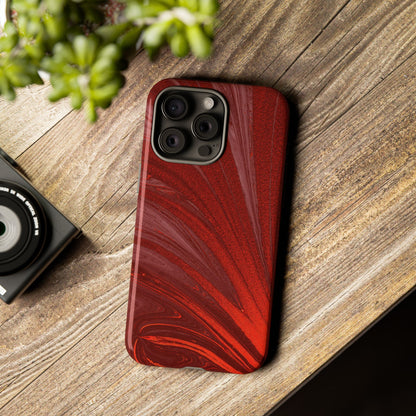 Protective Phone Case – Crimson Current