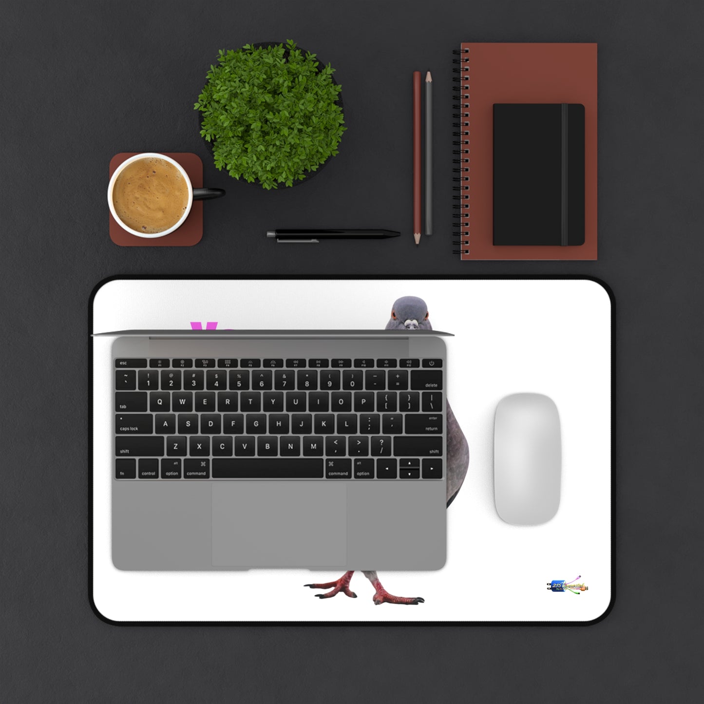 Neoprene Desk Mat – Smooth Non-Slip Surface with “You Good?” Print