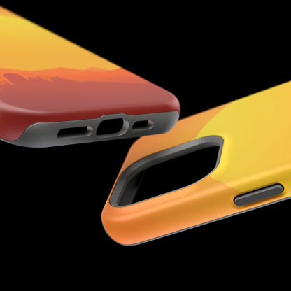 Wireless-Charging Compatible Case – Desert Sunrise