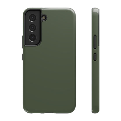 Impact-Resistant Phone Case — Military Green Protective Shockproof Cover