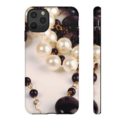 Protective Phone Case – Noir Pearl