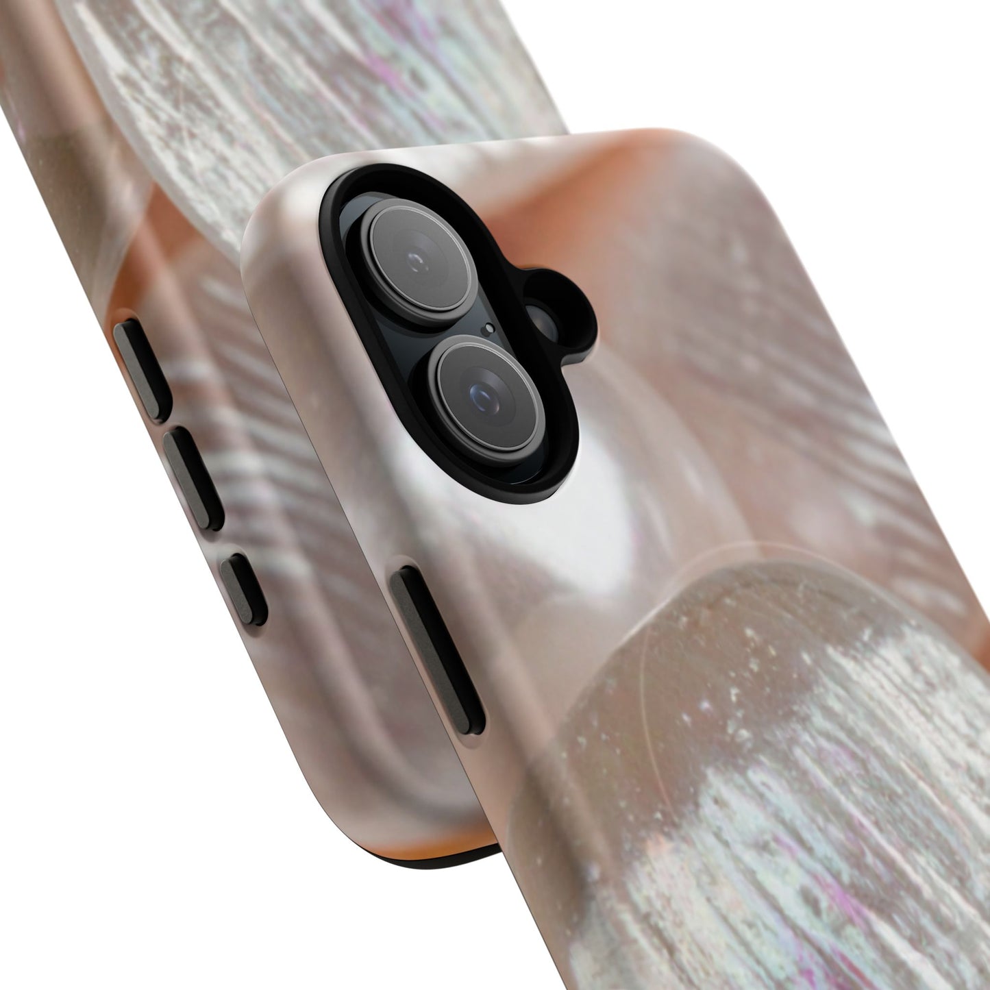 Protective Magnetic Phone Case – Blush Pearl