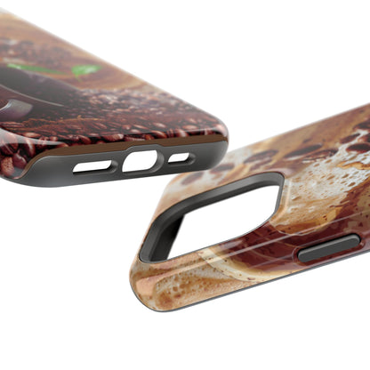 Impact-Resistant Phone Case – Love at First Sip – Compatible with iPhone 11–17 & Samsung Galaxy S22–S26 Series