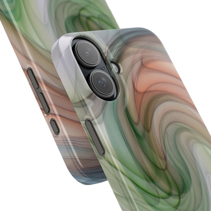 Slim Phone Case – Marble Flow