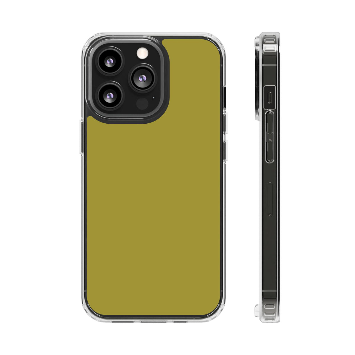 Clear Magnetic Phone Case – Olive Grove – Compatible with iPhone 13–16 Series