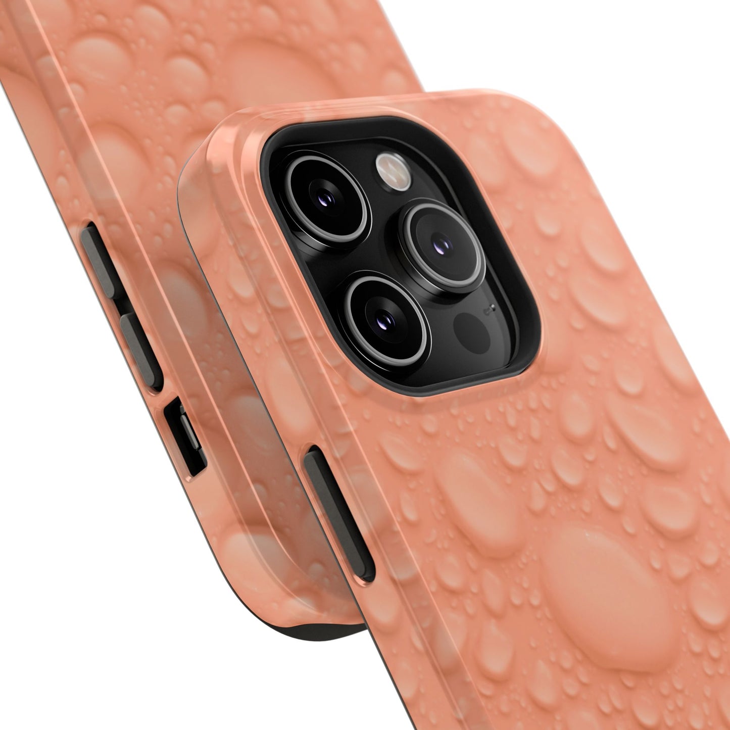Impact-Resistant Phone Case – Apricot Rain