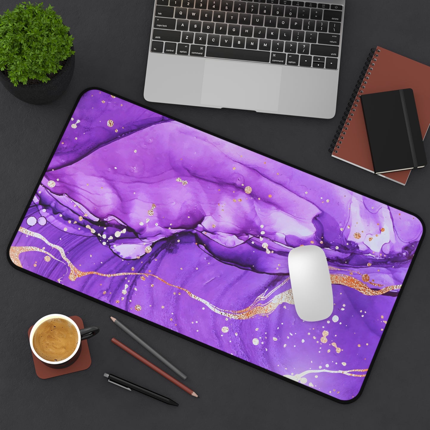 Desk Mat – Gilded Violet