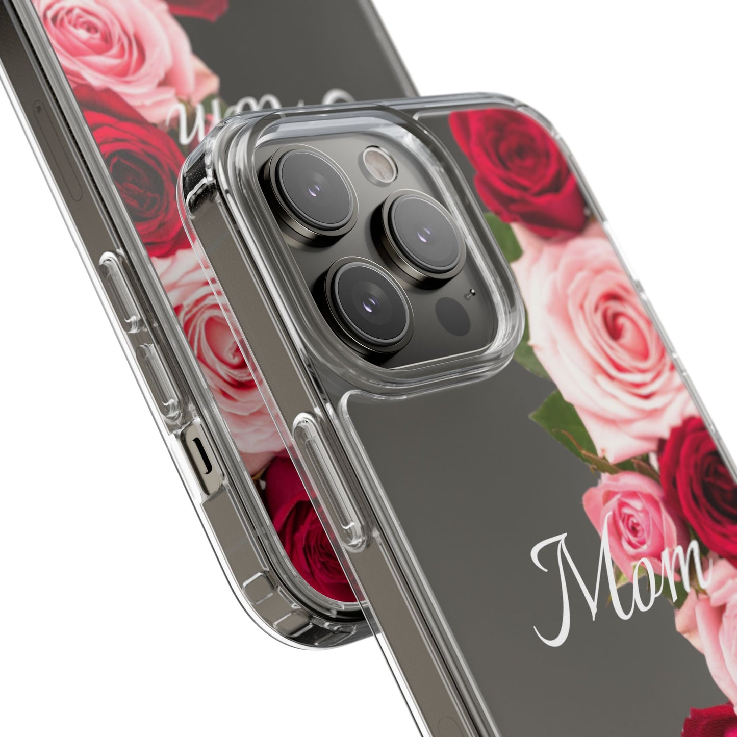 Clear Phone Case – Mom’s Rose Bouquet