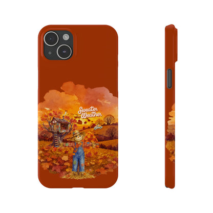 Slim Phone Case – Sweater Weather – Compatible with iPhone 11–17 Series
