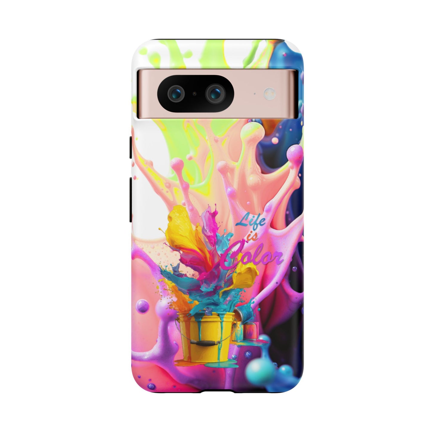 Color Splash Phone Case — “Life in Color” Protective Tough Case