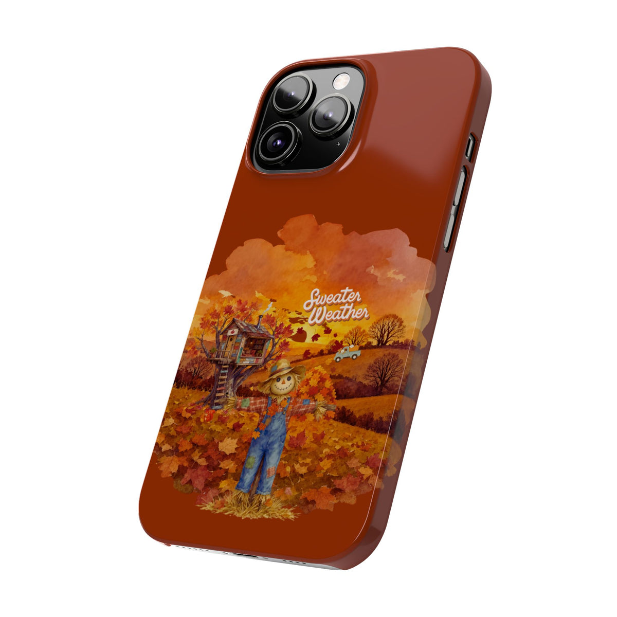 Slim Phone Case – Sweater Weather – Compatible with iPhone 11–17 Series