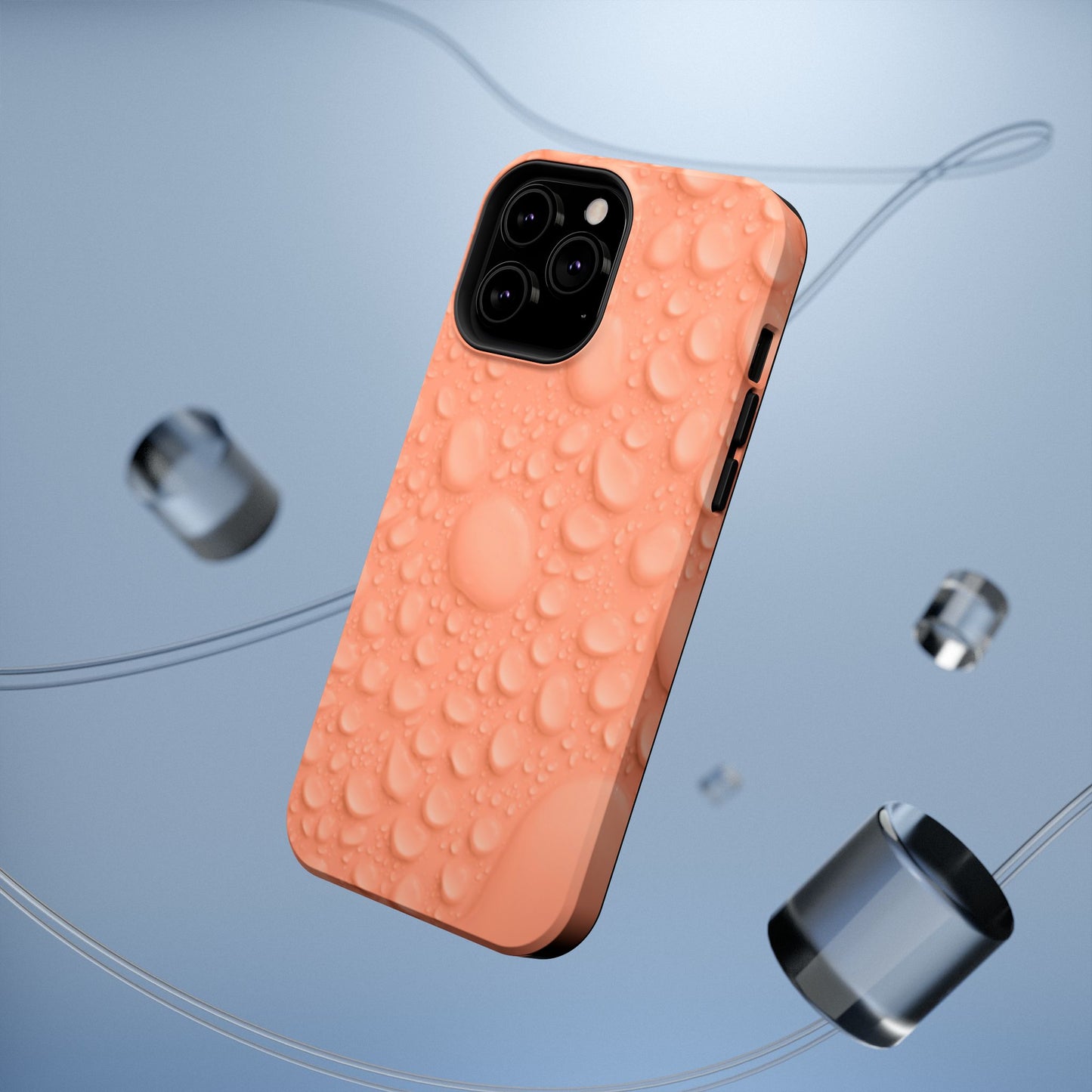 Impact-Resistant Phone Case – Apricot Rain