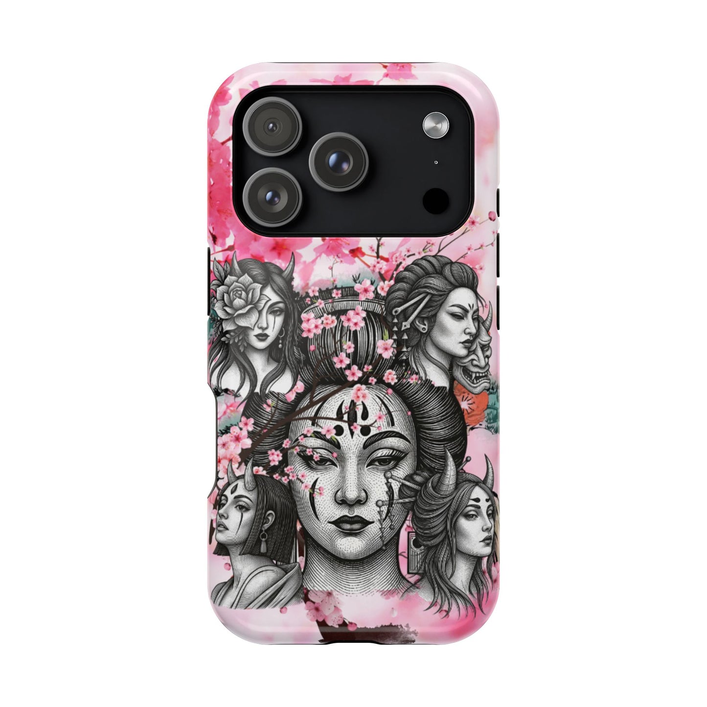 Wireless-Charging Compatible Case – Blossom & Thorn