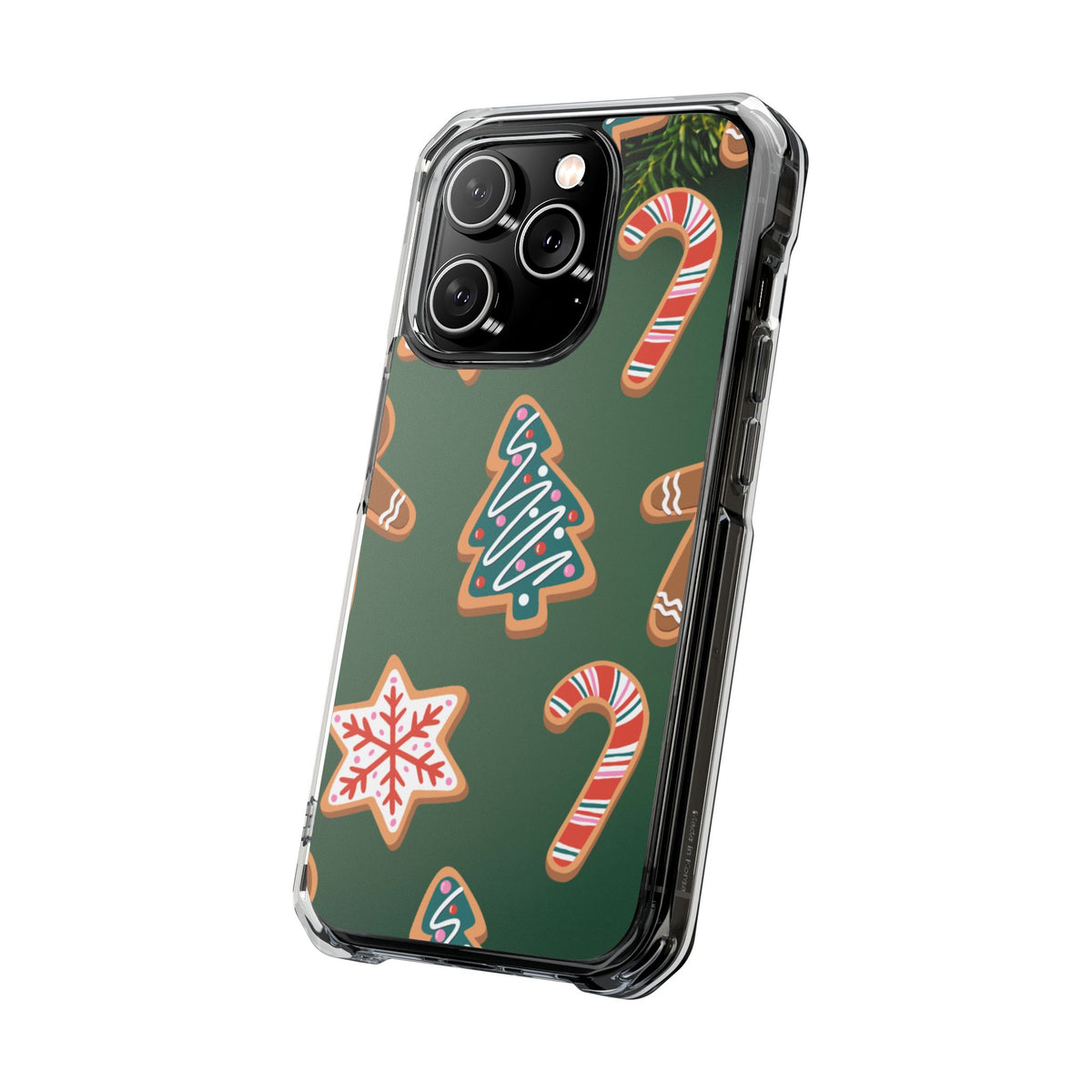 Clear Magnetic Phone Case – Cookie Season – Compatible with iPhone 14–17 Series