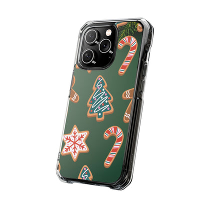 Clear Magnetic Phone Case – Cookie Season – Compatible with iPhone 14–17 Series