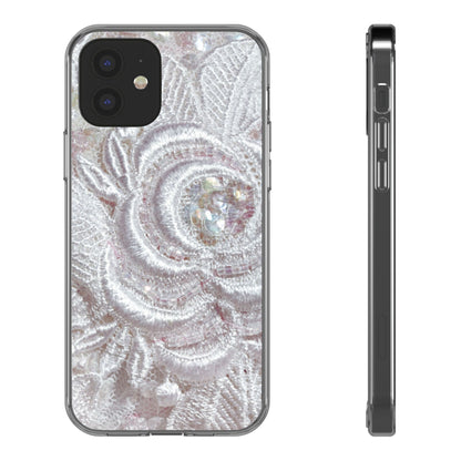 Clear Phone Case – Lace Veil