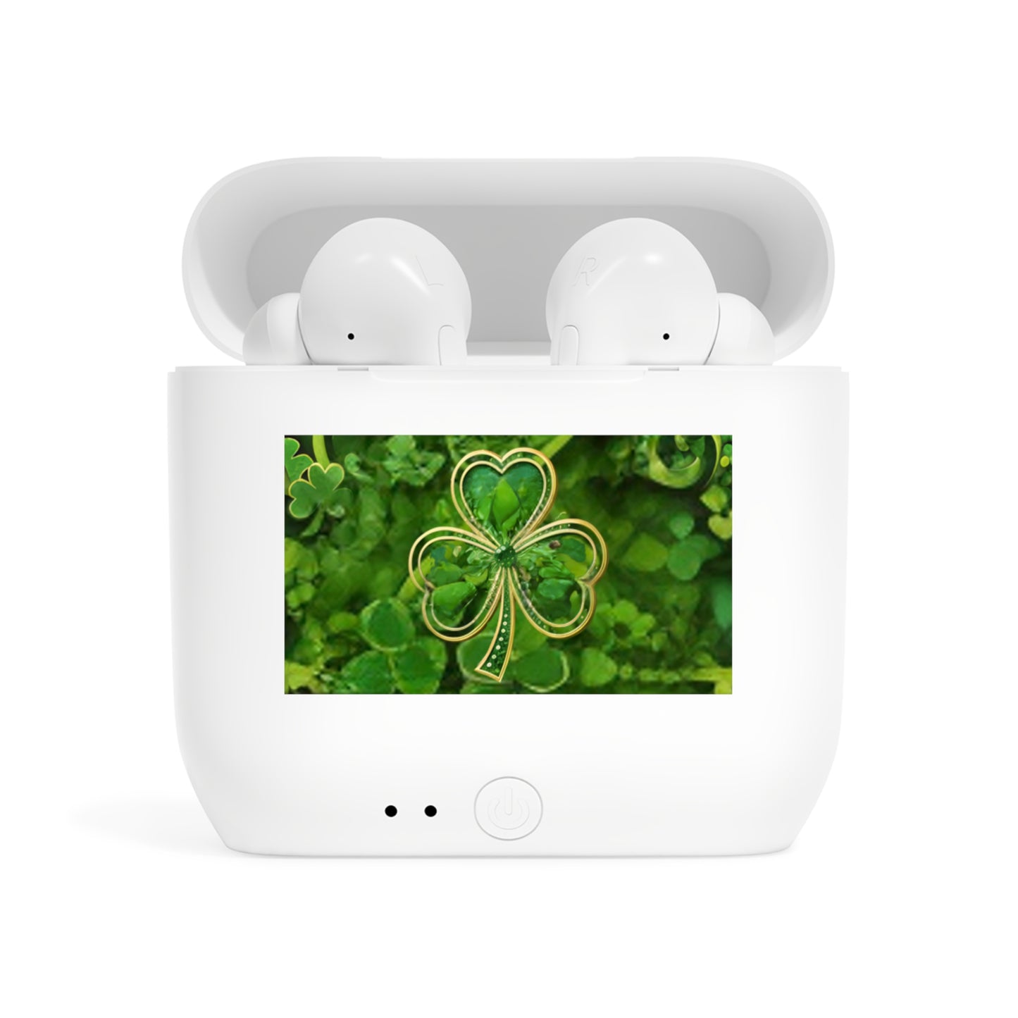 Wireless Earbuds – Lucky Clover Shamrock Kiss