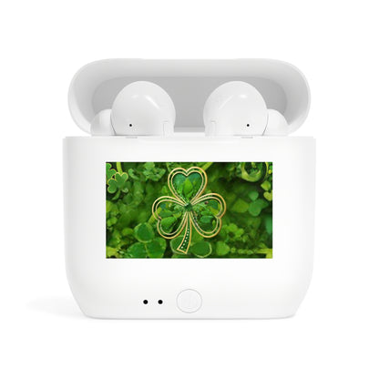Wireless Earbuds – Lucky Clover Shamrock Kiss