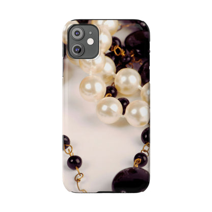 Slim Phone Case – Noir Pearl